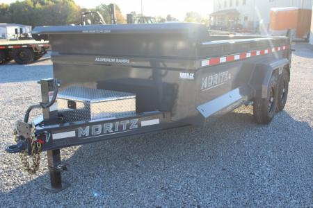 New 2027 Moritz 6' 10  x 14' Heavy Commercial DLH Series Dump Trailer - 14000# GVW