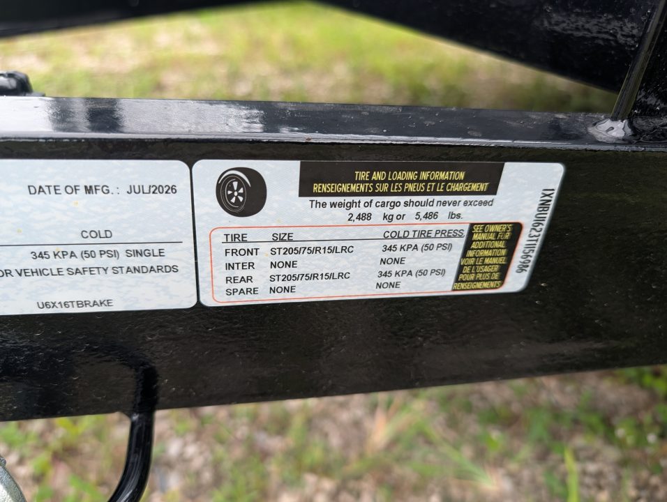 New 2026 6X16 Triple Crown Utility Trailer