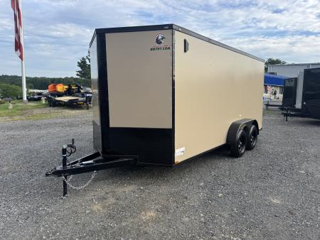 New 2027 Quality Cargo 7X16TA Cargo / Enclosed Trailer *TAN W/ BLACK