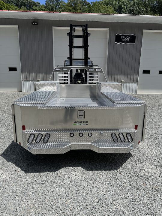 New Martin Truck Bodies Aluminum Gooseneck Service Body DRW 8' Diamond Tread *Clear Lens * Back Window Cut Out Gooseneck Bodies