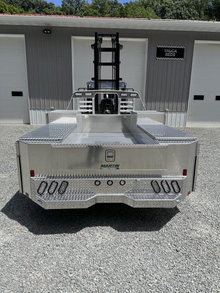 New Martin Truck Bodies Aluminum Gooseneck Service Body DRW 8' Diamond Tread *Clear Lens * Back Window Cut Out Gooseneck Bodies