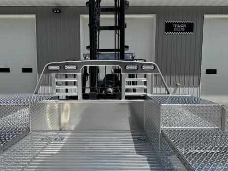 New Martin Truck Bodies Aluminum Gooseneck Service Body DRW 8' Diamond Tread *Clear Lens * Back Window Cut Out Gooseneck Bodies