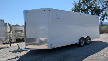 New 2026 Legend 8x20 + 3 Flat-Top V-Nose Cargo Trailer w/ Ramp (84" Inside!)