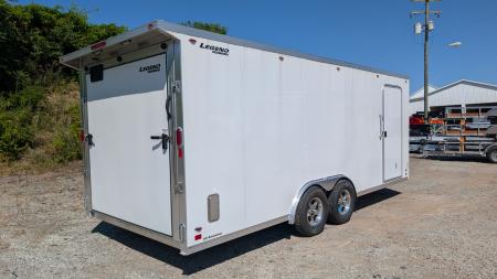 New 2026 Legend 8x20 + 3 Flat-Top V-Nose Cargo Trailer w/ Ramp (84  Inside!)