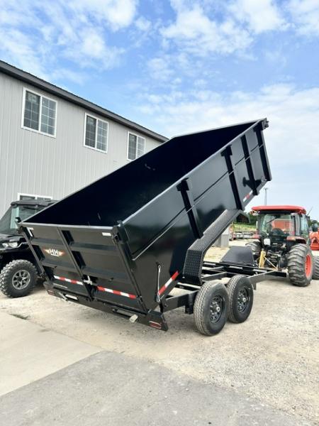 New 2026 H&H Trailers 82"X14' 4' sides 14k GVWR Dump Trailer