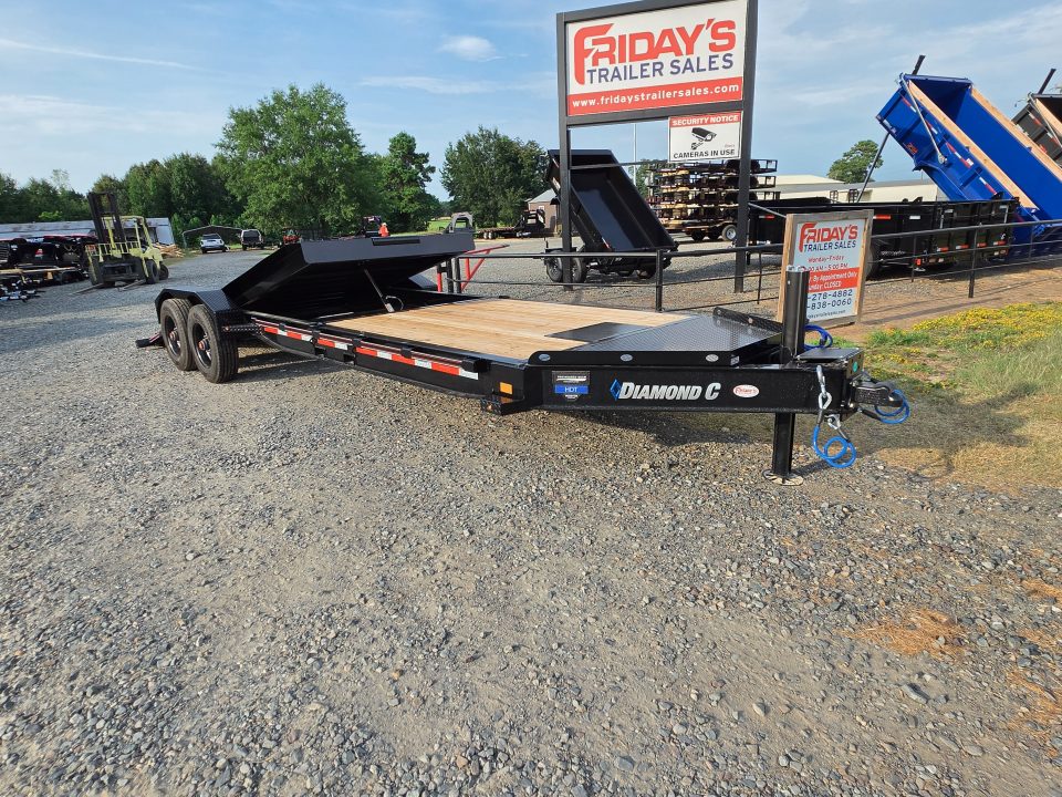 New 2026 Diamond C Trailers HDT210 24' x 82" Tilt Trailer Pacesetter Edition Equipment Trailer