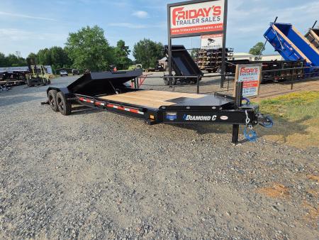 New 2026 Diamond C Trailers HDT210 24' x 82" Tilt Trailer Pacesetter Edition Equipment Trailer