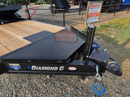 New 2026 Diamond C Trailers HDT210 24' x 82" Tilt Trailer Pacesetter Edition Equipment Trailer