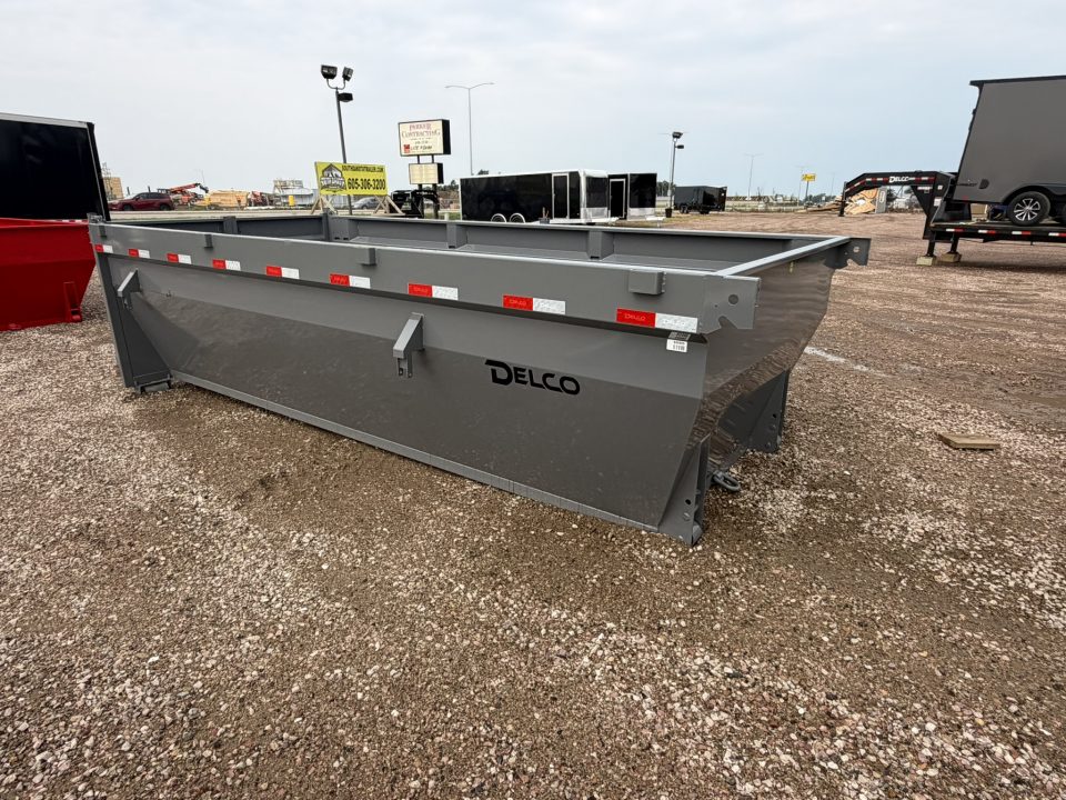 New 2026 Delco Trailers Roll-off bin 16' Dump Bin
