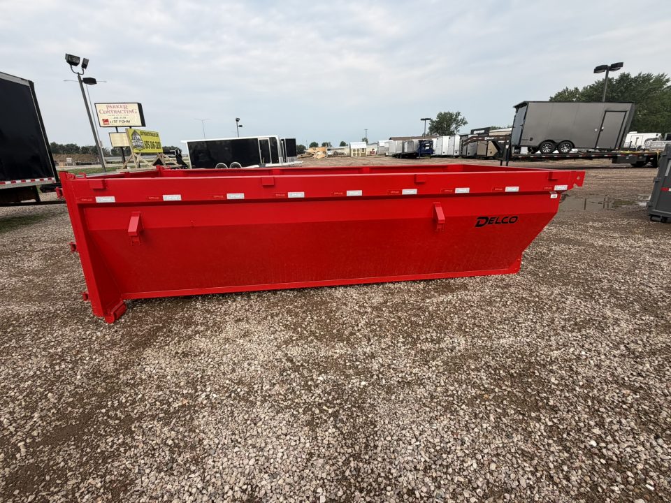 New 2026 Delco Trailers Roll-off bin 16' Dump Bin