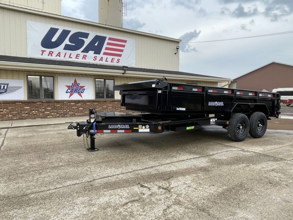 New 2026 Load Trail 83x16 Low-Pro 14k w/2ft Sides & 7ga Floor Dump Trailer