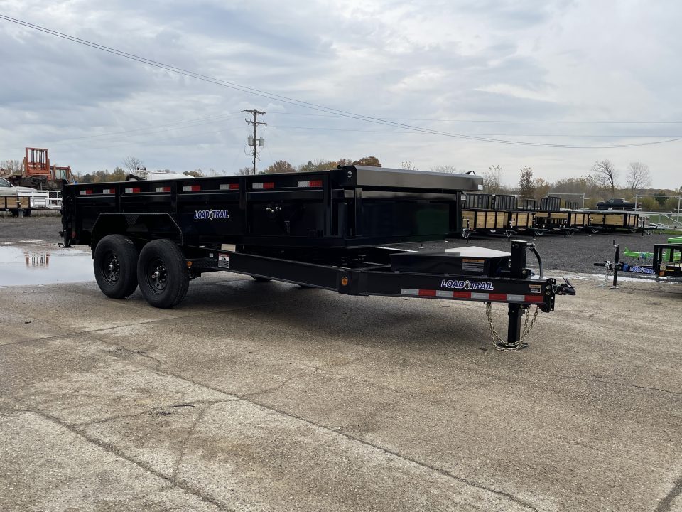 New 2026 Load Trail 83x16 Low-Pro 14k w/2ft Sides & 7ga Floor Dump Trailer