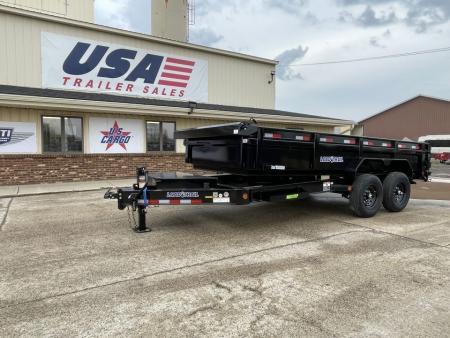 New 2026 Load Trail 83x16 Low-Pro 14k w/2ft Sides & 7ga Floor Dump Trailer