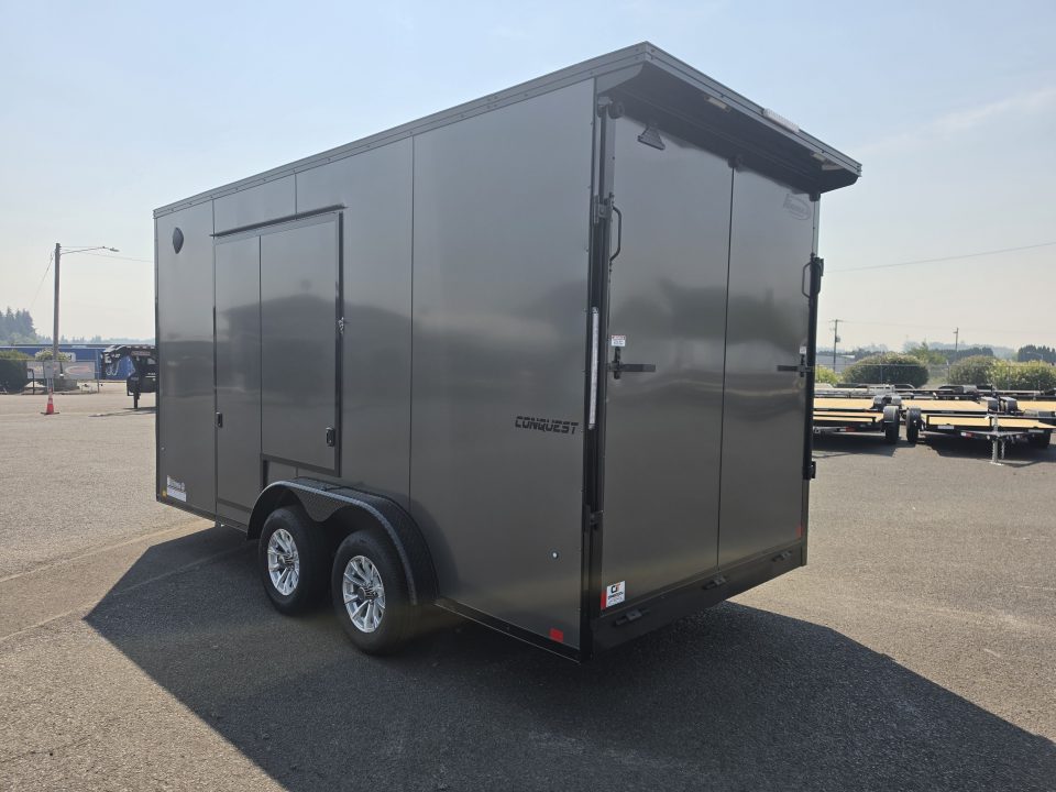 New 2026 Formula 7.5x16 Conquest Enclosed UTV Trailer w/ Upgrades 7K GVWR