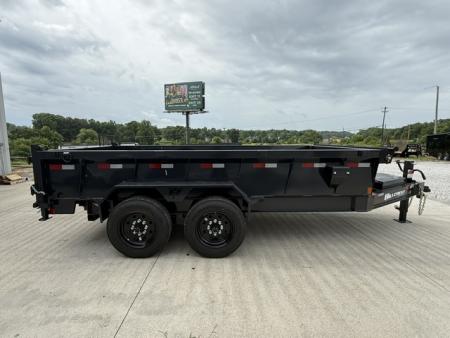 New Hillcrest Dump 7x14 17.6k 2' BP W/ HD Tube Ramps