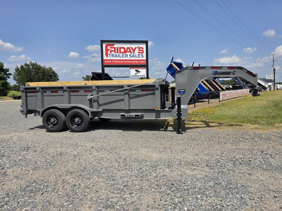 New 2027 Diamond C LPT210 16' LPT210 16' x 82" 10K Axles Gooseneck Pacesetter Edition