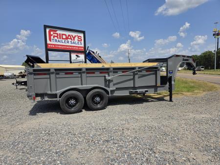 New 2027 Diamond C LPT210 16' LPT210 16' x 82" 10K Axles Gooseneck Pacesetter Edition
