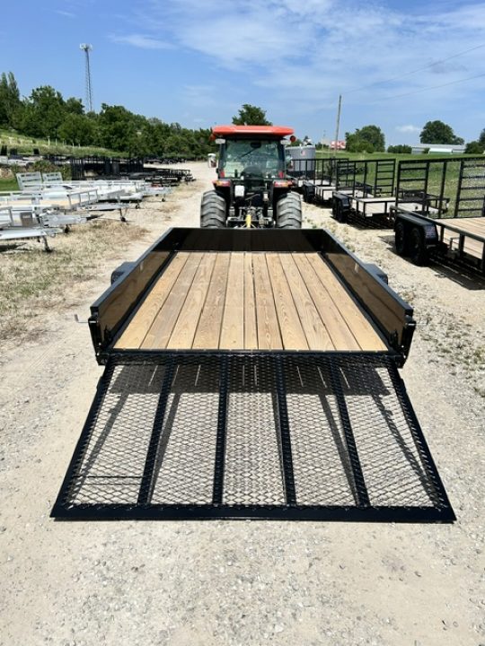 New 2026 H&H Trailers 82X12 SOLID SIDE W/GATE Utility Trailer