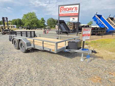 New 2027 Diamond C Trailers GTU235 14'x83" General Tandem Axle Utility Trailer