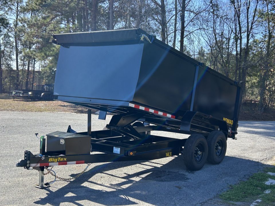 New 2027 Big Tex Trailers 14LXP4 Dump Trailer 7x14 with 7K Axles & 48" Sides