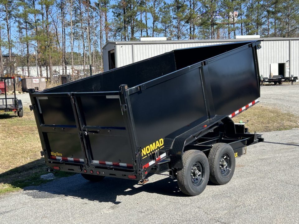New 2027 Big Tex Trailers 14LXP4 Dump Trailer 7x14 with 7K Axles & 48" Sides