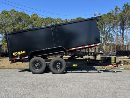 New 2027 Big Tex Trailers 14LXP4 Dump Trailer 7x14 with 7K Axles & 48  Sides