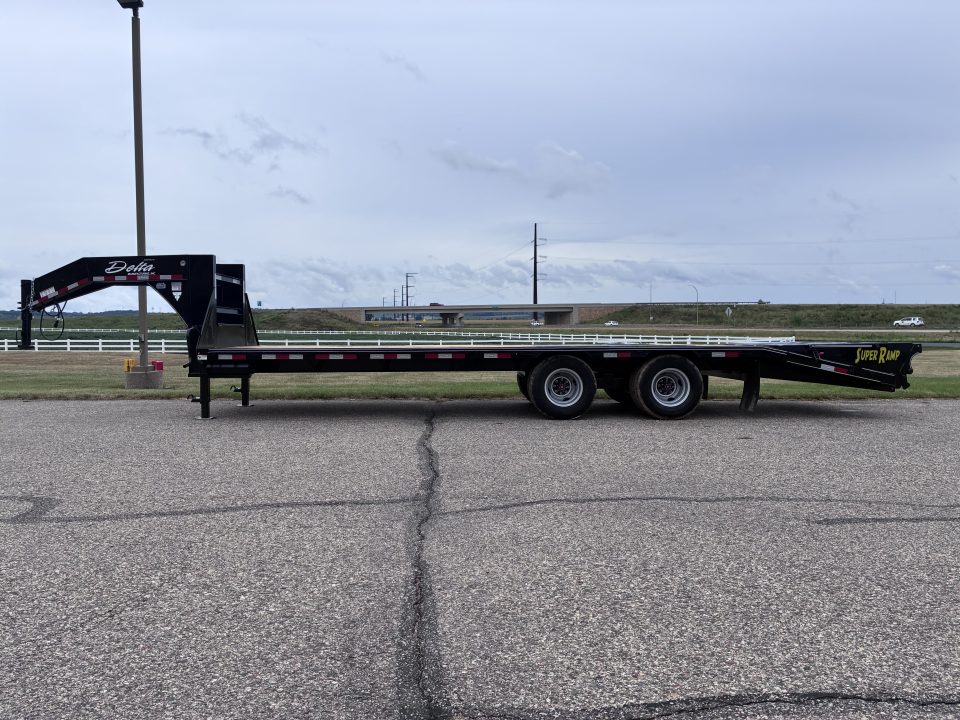 New 2026 Delta Trailers 26' x 8'6" 210GN Flatbed Trailer
