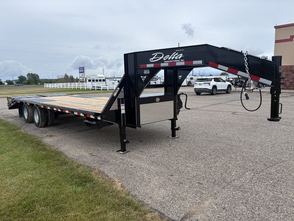 New 2026 Delta Trailers 26' x 8'6" 210GN Flatbed Trailer