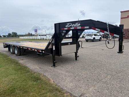 New 2026 Delta Trailers 26' x 8'6" 210GN Flatbed Trailer