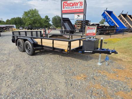 New 2027 Diamond C Trailers GTU235 14'x83" General Tandem Axle Utility Trailer