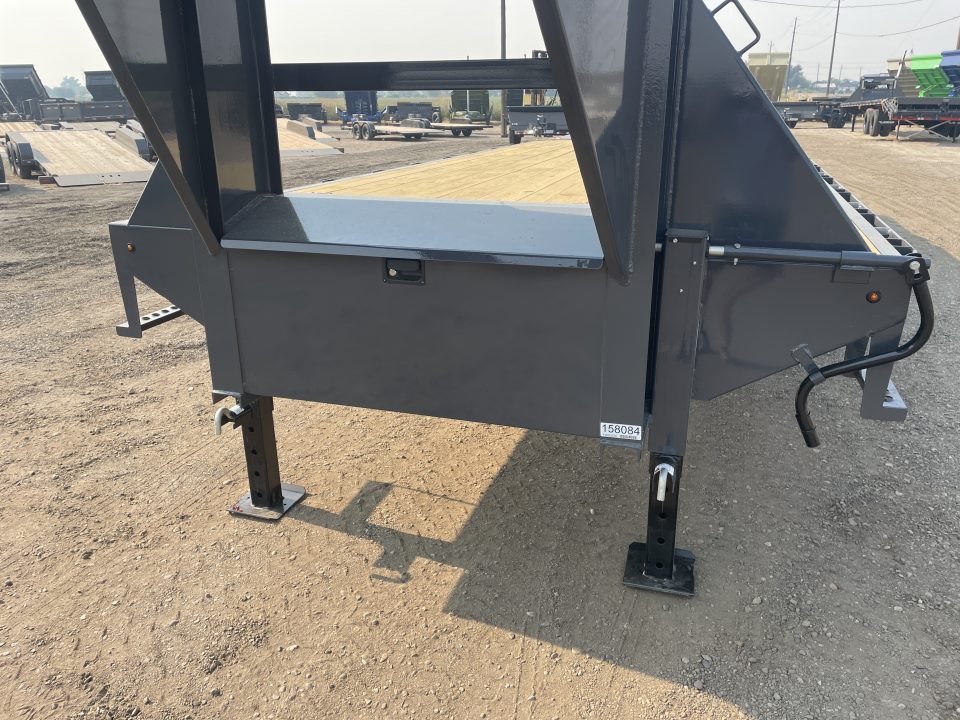 New 2027 Lamar 8x20+5 20k Gooseneck Flatbed Equipment Trailer