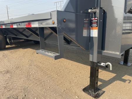 New 2027 Lamar 8x20+5 20k Gooseneck Flatbed Equipment Trailer