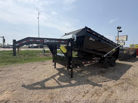 New 2026 Delco Trailers 16' Gooseneck Roll off trailer