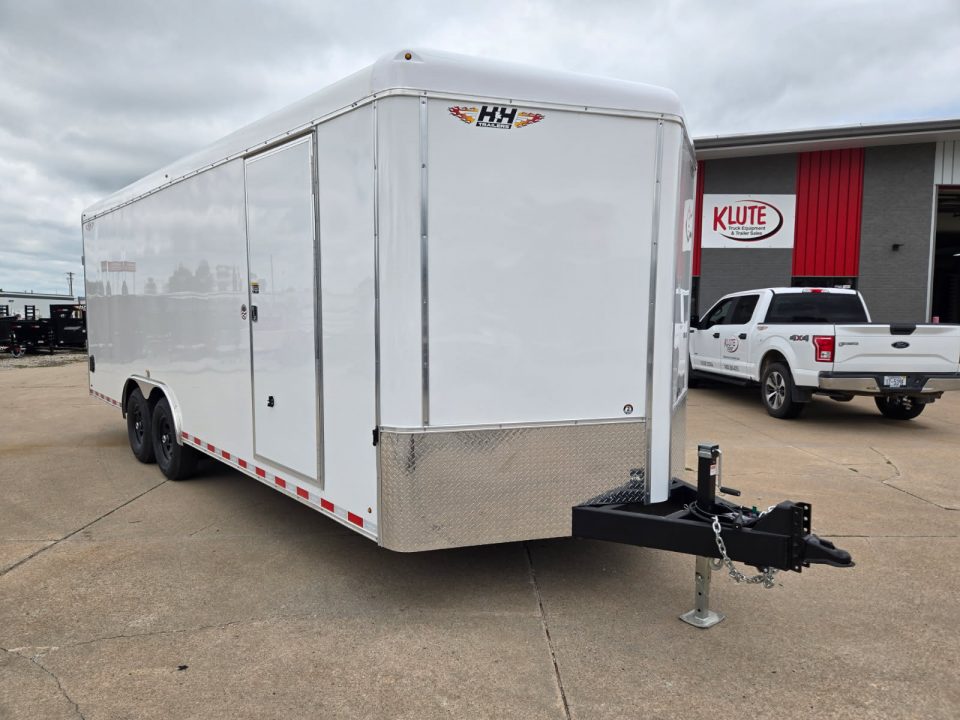 New 2027 H&H Trailers 8.5x22 HH Series Round Top V-Nose 14K Cargo / Enclosed Trailer