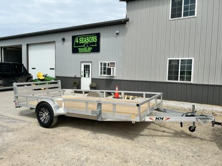 New 2026 H&H Trailers 82 X14' SA ALUMINUM HD 5K BRAKES AXLE Utility Trailer