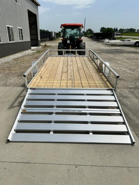 New 2026 H&H Trailers 82"X14' SA ALUMINUM HD 5K BRAKES AXLE Utility Trailer