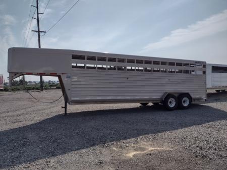Used 2016 Trails West Hotshot 24' Stock Trailer