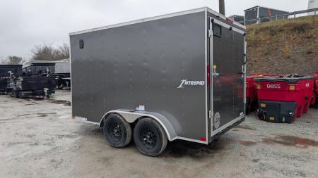 New 2027 Homesteader 7x12 Tandem Intrepid V-Nose Cargo Trailer w/ Ramp