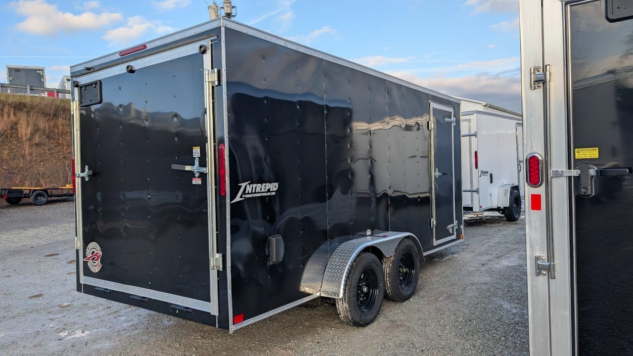 New 2027 Homesteader 7x16 Intrepid V-Nose Cargo Trailer w/ Ramp Door