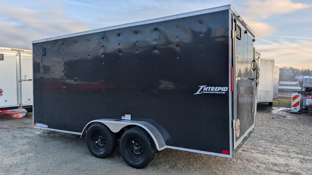 New 2027 Homesteader 7x16 Intrepid V-Nose Cargo Trailer w/ Ramp Door