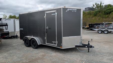 New 2027 Homesteader 7x14 Intrepid V-Nose Cargo Trailer w/ Ramp Door (84  INSIDE!!!)