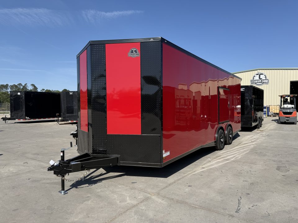 New 2027 Titanium Cargo 8.5x24TA3 Car / Racing Trailer