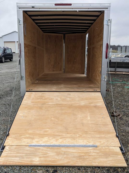 New 2027 Homesteader 7x14 Intrepid V-Nose Cargo Trailer w/ Ramp Door