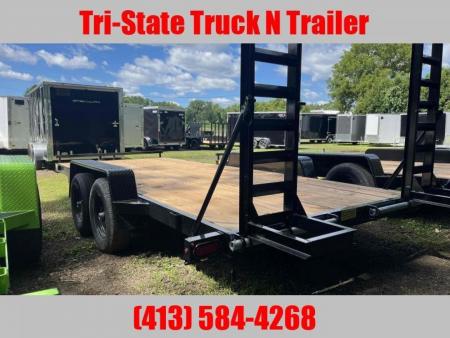 New 2027 BWISE 7x18 10K GVW Equipment Trailer