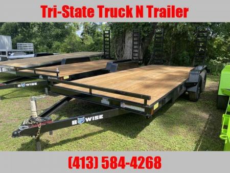 New 2027 BWISE 7x18 10K GVW Equipment Trailer