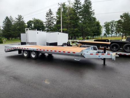 New 2027 BWISE EDB24-15G Galvanized Deckover Equipment Trailer