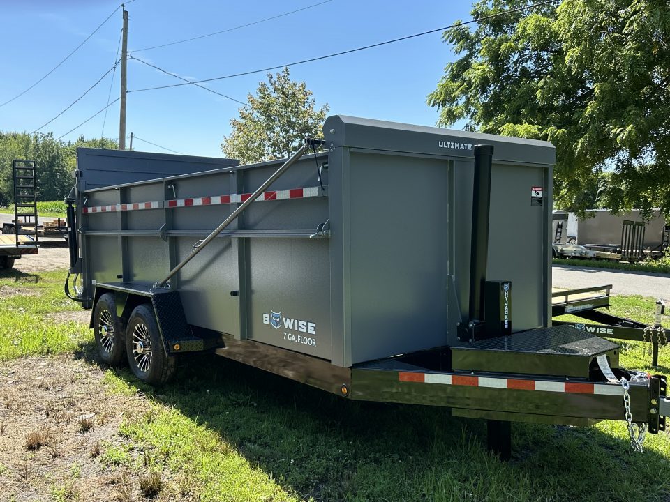 New 2027 BWISE 7x16 Ultimate dump trailer