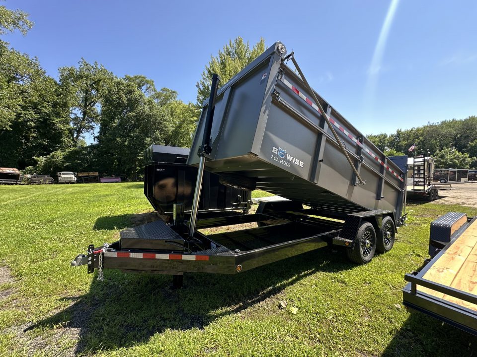 New 2027 BWISE 7x16 Ultimate dump trailer