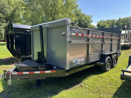 New 2027 BWISE 7x16 Ultimate dump trailer