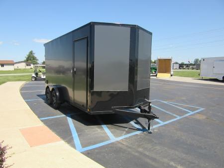 New 2026 Cargo Express 7 x16 KE-DX8416-070 Cargo / Enclosed Trailer 7K / Black Trim / Rear Flare